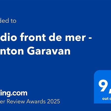 Studio Front De Mer - Menton Garavan المظهر الخارجي الصورة